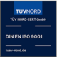 Logo TÜV NORD CERT GmbH - DIN EN ISO 9001 Zertifikat